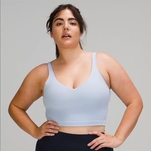 NWT lululemon Align Cropped Tank Top Blue linen
